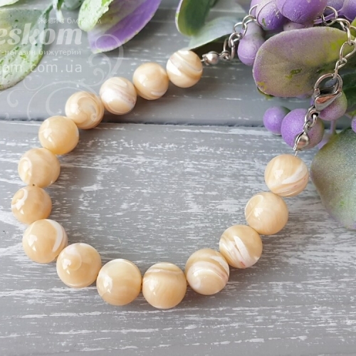 Браслет из натурального перламутра 1-319