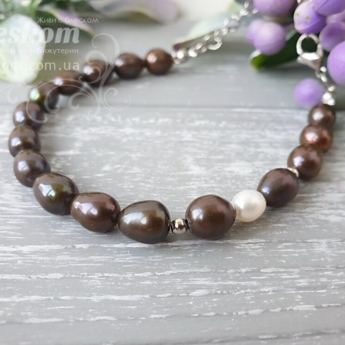 Браслет из речного жемчуга 1-327