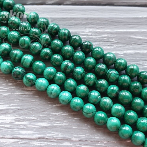 Малахіт круглий, натуральний К2595