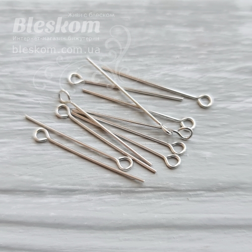 Штифти, шпилька, 0,3мм товщина, 925 проба, 925-214