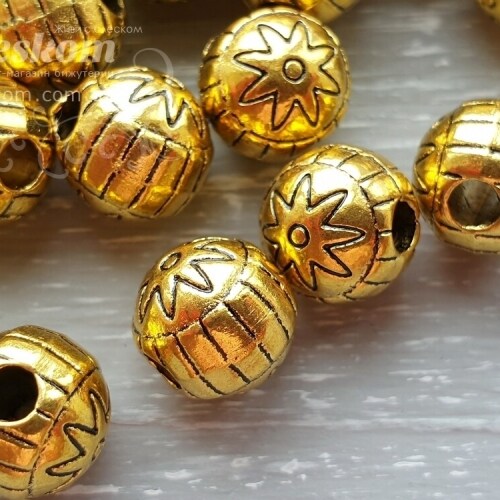 Бусина округлая, упаковка, опт 15829