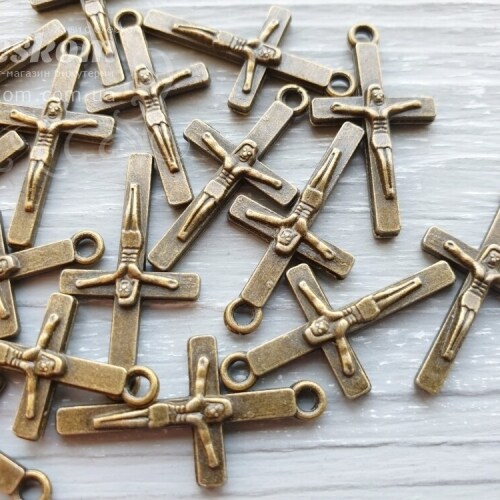 Подвеска крест, упаковка, опт 6645