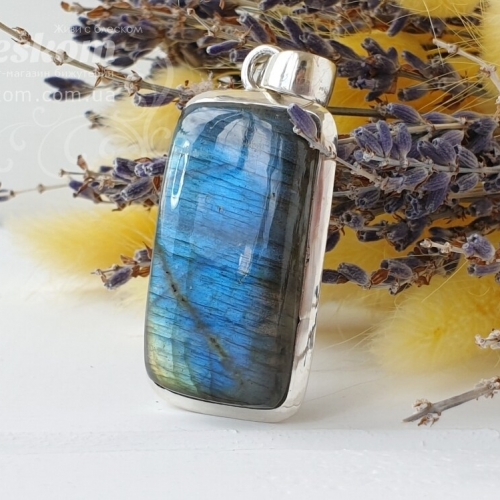 Кулон з натуральним лабрадором С751