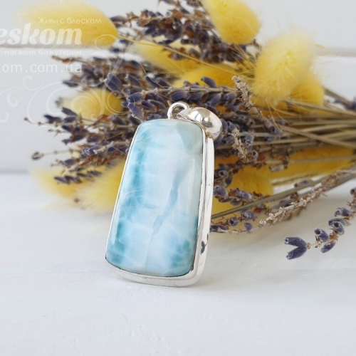 Кулон з натуральним ларімаром С772