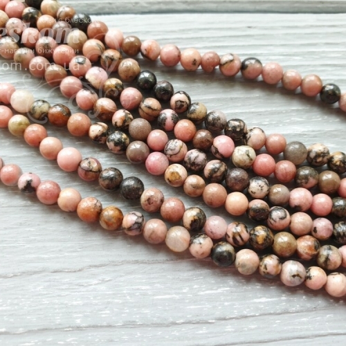 Родоніт круглий, натуральний К5349