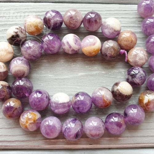 Аметист Шеврон, круглый, натуральный К5354