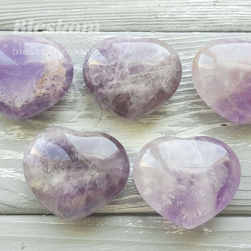 Аметист сердце, натуральное 2-318