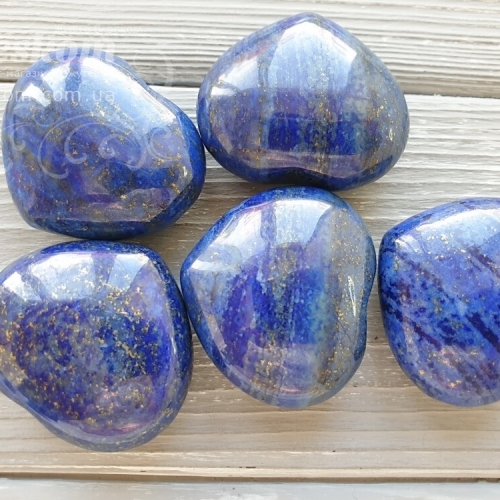 Лазурит сердце, натуральное 2-322