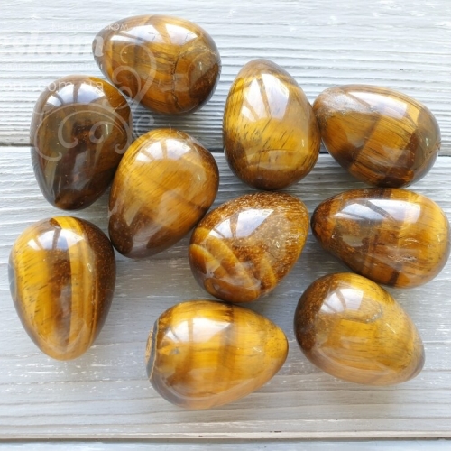 Тигрове око, яйце, натуральне 2-326