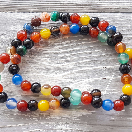 Агат круглый, натуральный К5472