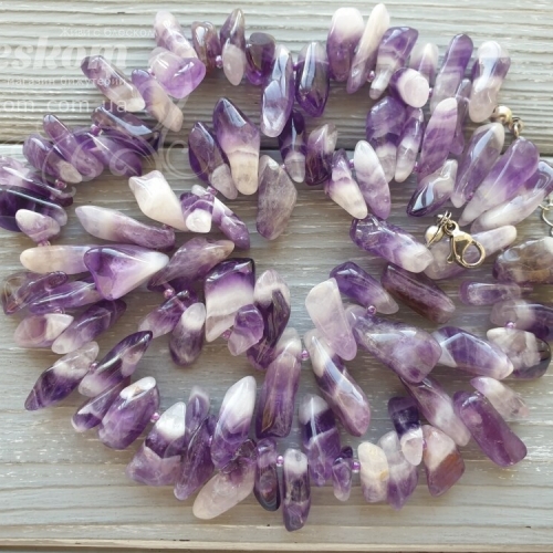 Аметист Шеврон, палочки, натуральные К5487