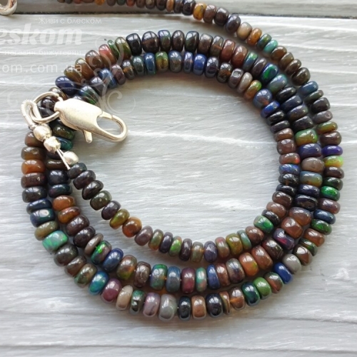 Опал рондель, натуральний К2737