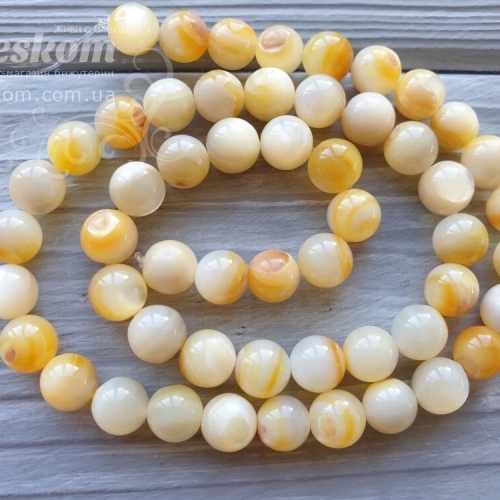 Перламутр круглий, натуральний К5525