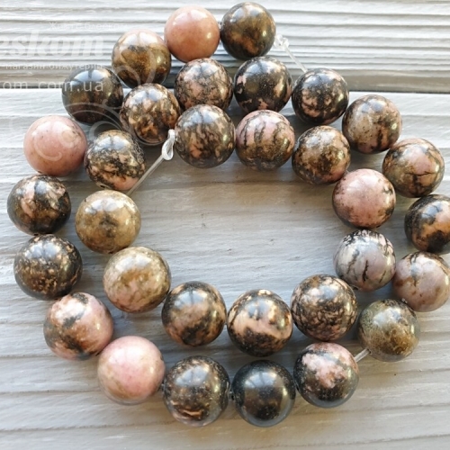 Родоніт круглий, натуральний К5526