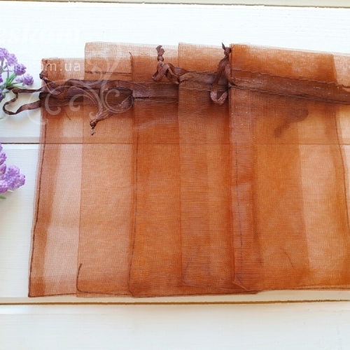 Подарочные мешочки, органза, одноцветные 2168