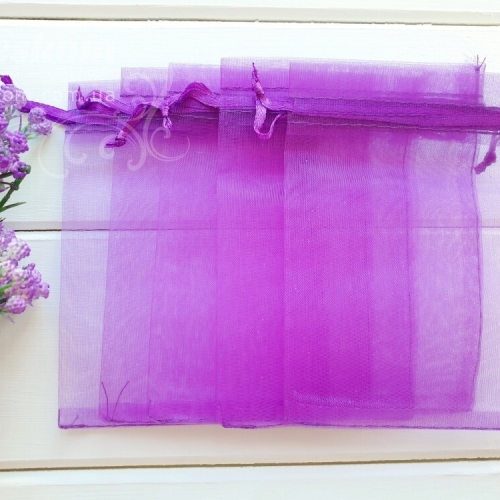 Подарункові мішечки, органза, одноколірні 2171