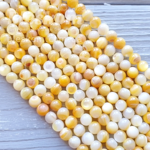 Перламутр круглий, натуральний К5535