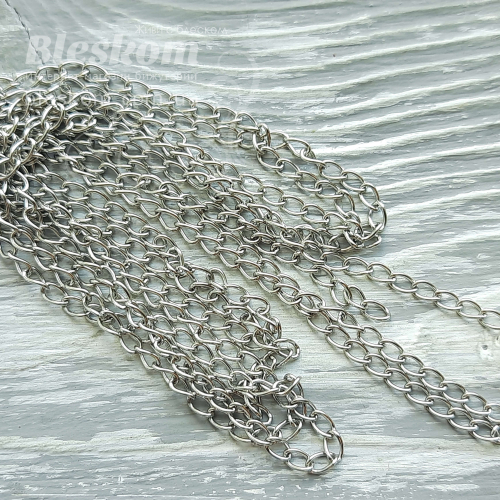 Ланцюг металевий, дрібний, (з покриттям) нержавіюча сталь 12159