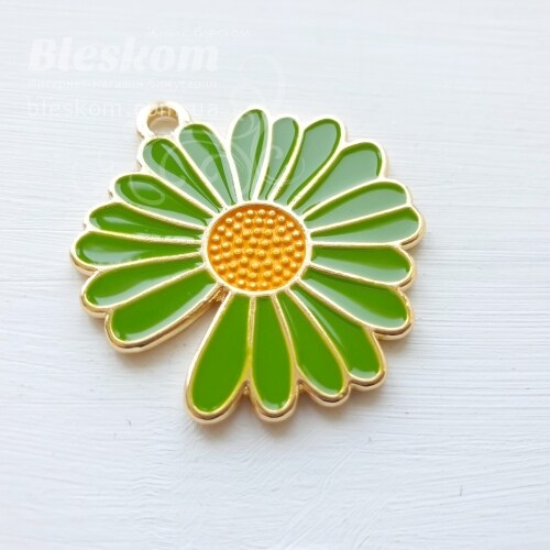 Підвіска квіточка, емаль 6744