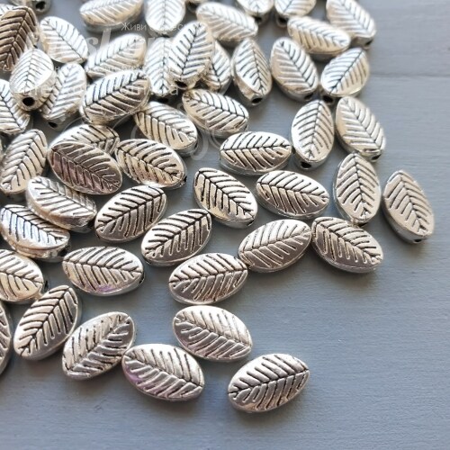 Намистина Листочок, паковання, опт 15959