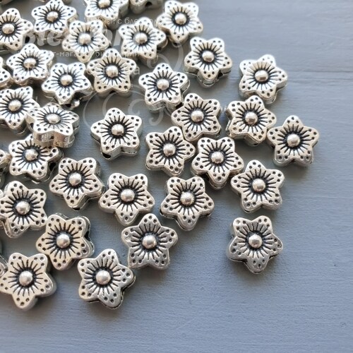 Бусина Цветочек, упаковка, опт 15982