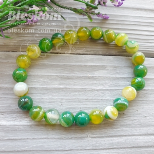 Браслет из натурального агата 1-399