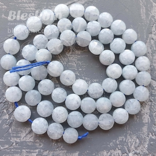 Аквамарин гранований, натуральний, таблетка К2768