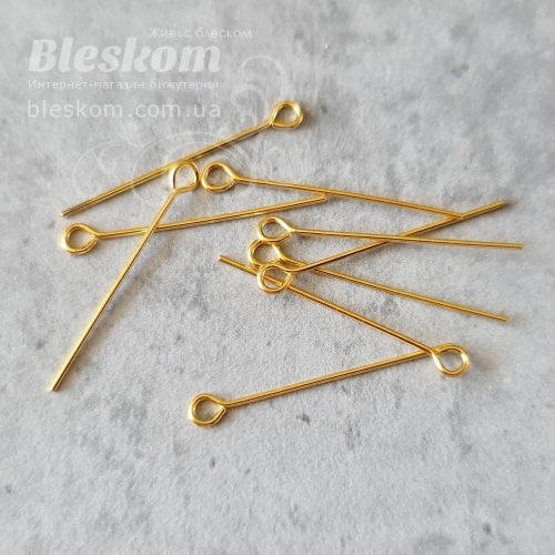 Штифты, булавка, 0,3мм толщина, 925 проба, 925-255