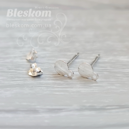 Швензи-гвоздик, 925 проба, з вушком 925-265