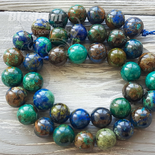 Хризокола кругла, натуральна к2785