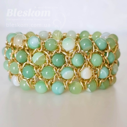 Браслет из натурального агата 1-419