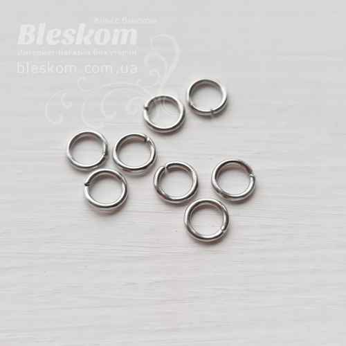Колечка, нержавіючі, 0.5мм, паковання 30199