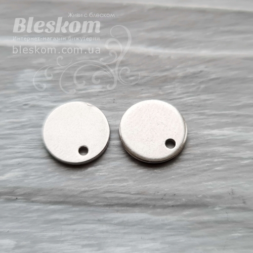 Підвіска монетка, нержавіюча, паковання 30248