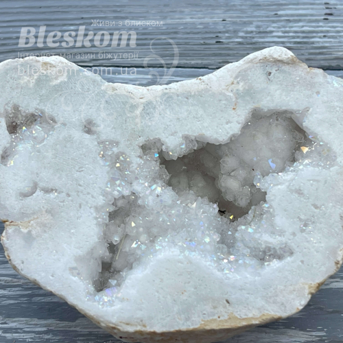 Жеода, гірський кришталь, натуральний 2-487