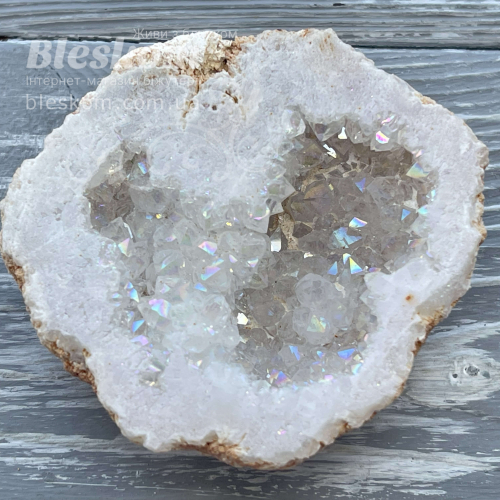 Жеода, гірський кришталь, натуральний 2-488