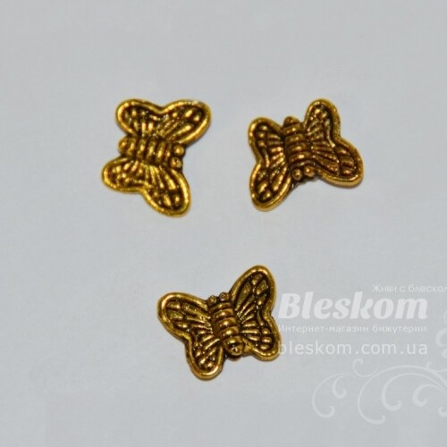 Бусина Бабочка, упаковка 15089