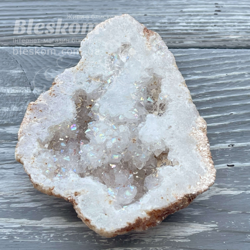 Жеода, гірський кришталь, натуральний 2-492