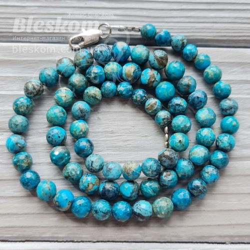 Бирюза граненая, натуральная К2844