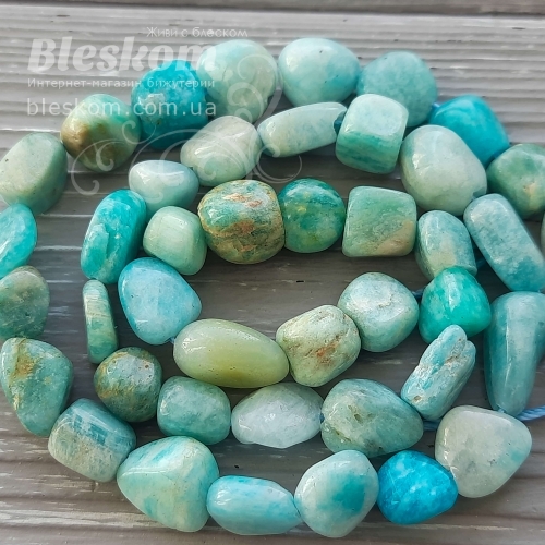 Амазоніт галтовка, натуральна К5698