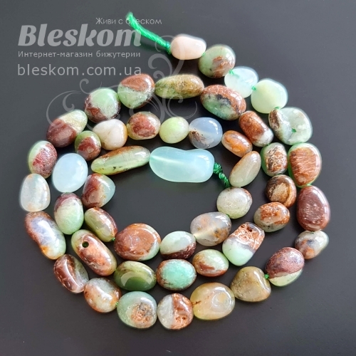 Хризопраз галтовка, натуральний к2867