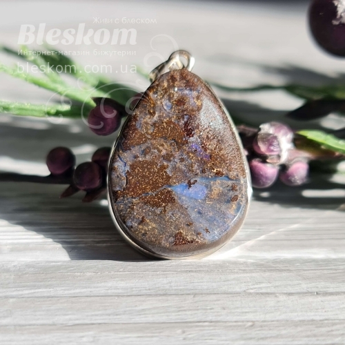 Кулон с опалом, натуральный С957
