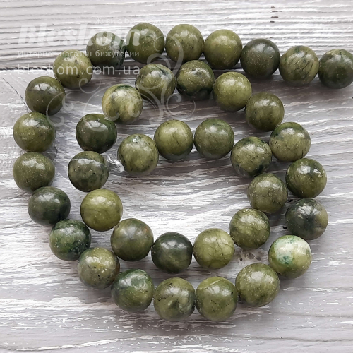 Нефрит круглий, натуральний К5724