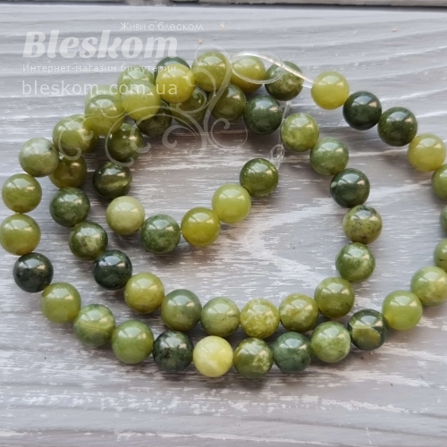 Жадеіт круглий, натуральний К5726