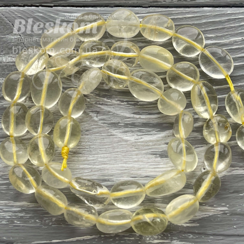 Цитрин галтовка, натуральний К5734