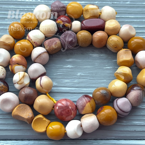 Яшма Мукаит, галтовка, натуральная К5740