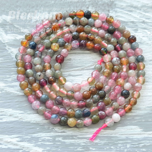 Турмалін круглий, натуральний К5745