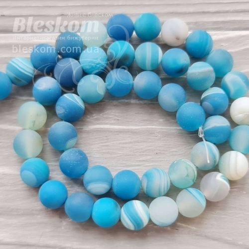 Агат круглый, матовый натуральный К5767