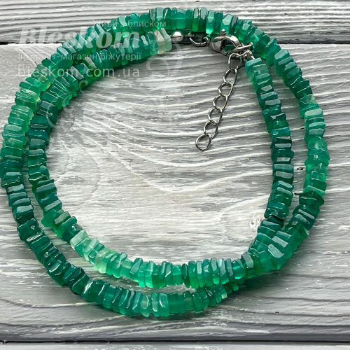 Хризопраз, гранований, натуральний К2911