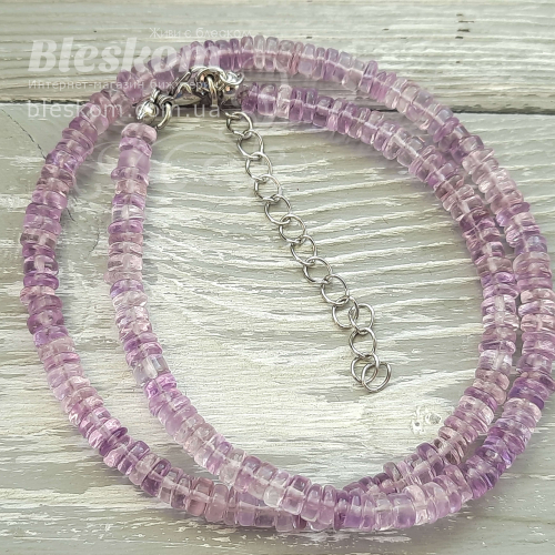 Аметрин рондель, граненый, натуральный К2913