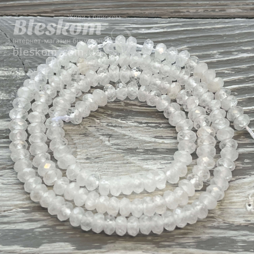 Місячний рондель, гранований, натуральний К2915